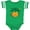 Football Green and White, variant on Inktastic I'm Going to Be a Big Brother Cute Halloween Pumpkin Boys Baby Bodysuit