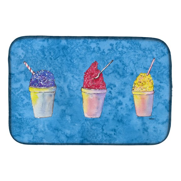Snowballs and Snowcones Dish Drying Mat