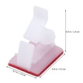 thumbnail image 4 of YFJQTZX 50pc Double-sided Adhesive Type Wiring Buckle Clip Self-adhesive Adjustable Wiring Clip Winder Clamp (White), 4 of 5