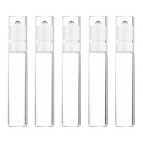 Refillable Glass Bottle Empty Roller Roll-on Essential Oil Bottles Filling Plastic Pcs