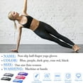 thumbnail image 4 of Gants de Yoga Pilates Antidérapants Sans Doigts avec Points en Silicone, 4 of 5
