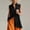 A193 Black, variant on Womens High Low Hem Button Down Tunic Sleeveless Stand Collar Long Shirt Breathable Linen Feel Summer Casual Loose Fit Flowy Oversized Blouses Tops