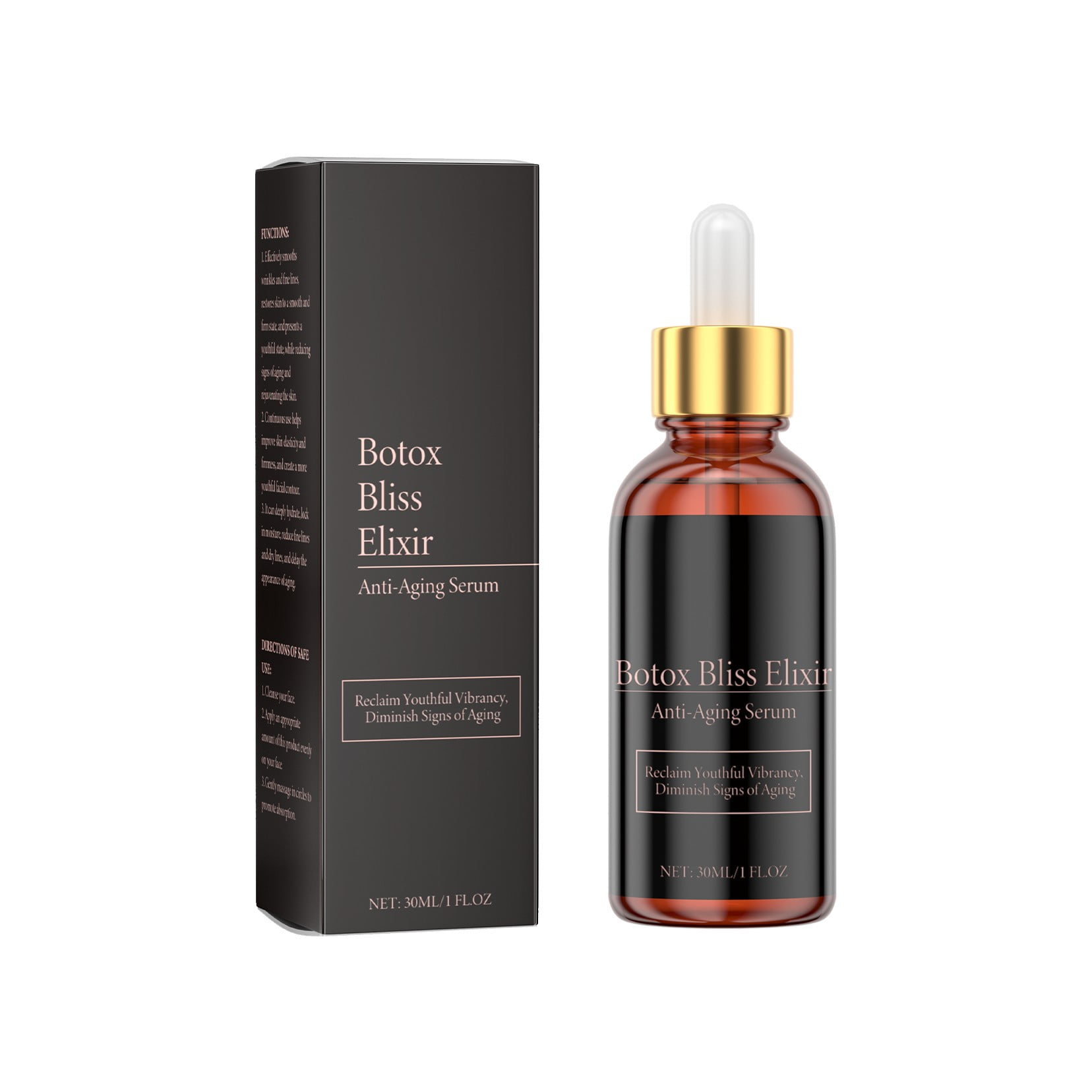 Alvantor Hydrating Essence Facial Serum with Hyaluronic Acid, Anti-Aging Fine Lines Wrinkle Smoothing Moisturizer, 1fl.oz