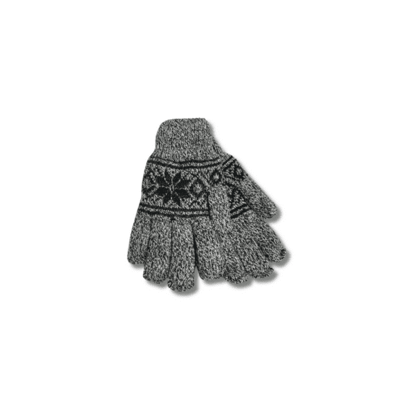 Snowflake Plush Men's Gloves