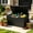 Black&Style3, variant on Uforic 100 Gallon Weatherproof Resin Deck Box, Lockable Outdoor Storage Container for Patio Cushions, Garden Tools and Pool Supplies, Black