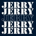 thumbnail image 6 of Wild Bobby Jerry Springer 90's TV Talk Show Host Jerry Jerry Chant Famous People Women’s Standard V-Neck Tee, Navy, X-Large, 6 of 6