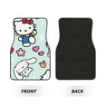 thumbnail image 2 of Lsque Sanrio Print 4-Piece Floor Mats, Heavy-Duty Rubber Liners, Anti-Slip Design, All-Season Automotive Protection, Vehicles, Cars, Trucks, and SUVs, 2 of 7
