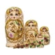thumbnail image 3 of Muñeca hecha a mano, figuras apilables, artesanías coleccionables, muñecas Matryoshka de madera 10 capas amarillas perfke Muñeca rusa, 3 of 9