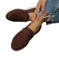 thumbnail image 4 of Willtoo Women’s Twist Strap Faux Suede Slip On Loafers, Closed Toe Soft Light Flat Shoes, Casual Footwear for Office, Shopping & Daily Walking, 4 of 5
