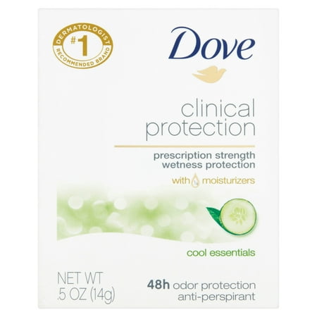 Dove Clinical Protection Deodorant Sensitive Skin Cool Essence, Travel Size, 0.5 oz