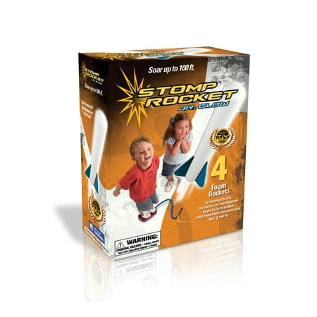 Stomp Rocket® Jr. Glow, 4 Rockets