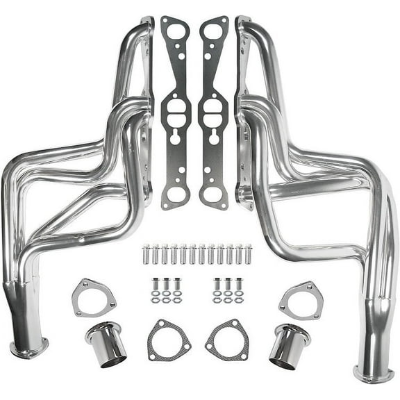 Southwest Speed 1964-79 Pontiac Long Tube Headers,326-455,Polished Stainless Steel,Firebird,Trans Am,Gto,Lemans