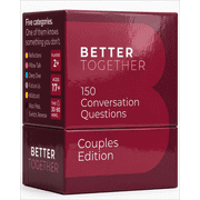 BETTER TOGETHER Couples Conversation Cards Game – 150 Romantic & Deep Questions for Date Night – Relationship Building Card Game – Anniversary, Bridal Shower, Valentine’s Gift