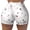 Cute Poodle Dog4, variant on Xecao Fruit Print Workout Shorts for Women Soft Smooth Gym Yoga Scrunch Active Tennis Workout Running Shorts