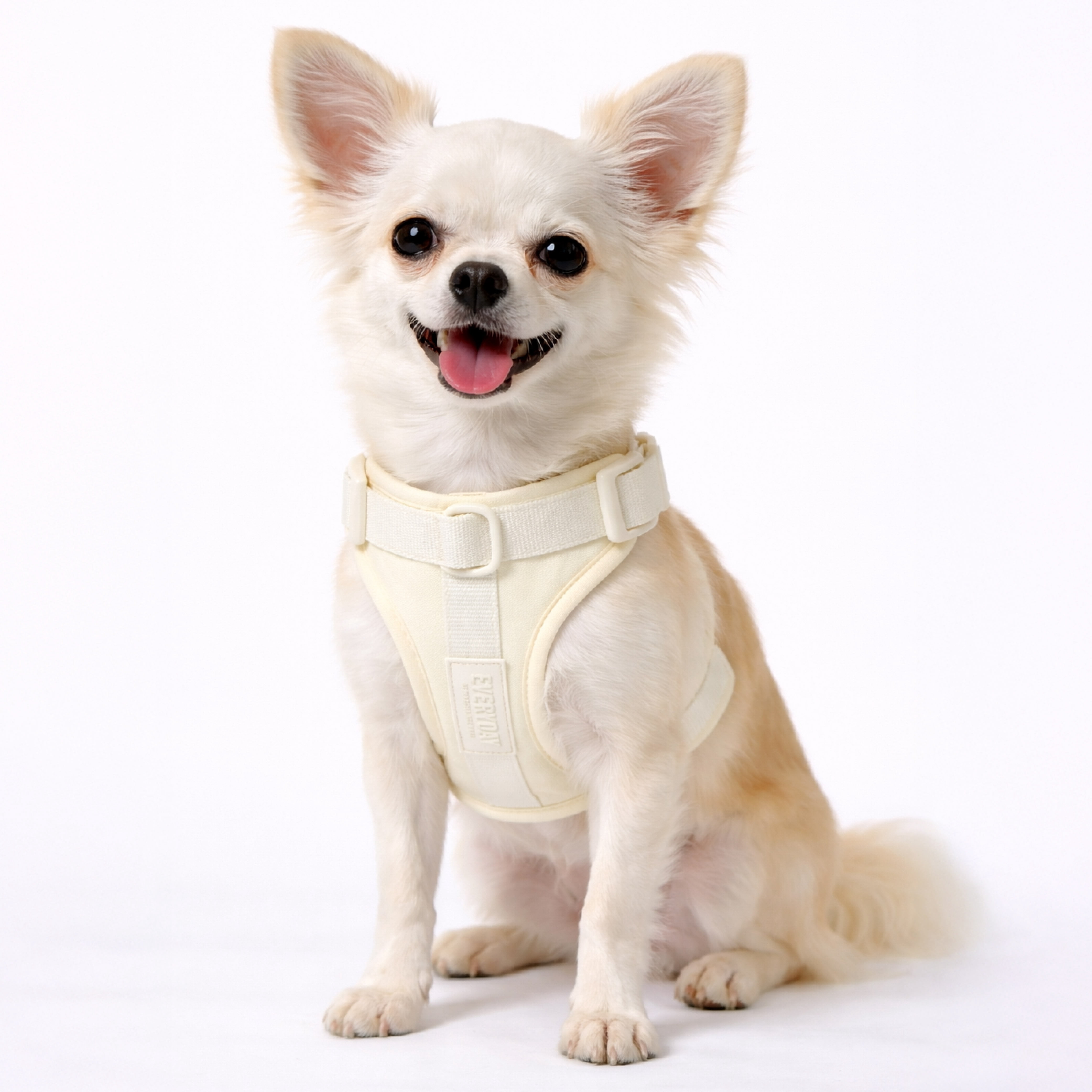 Neoprene Padded Harness - Cream XS for Small Dogs