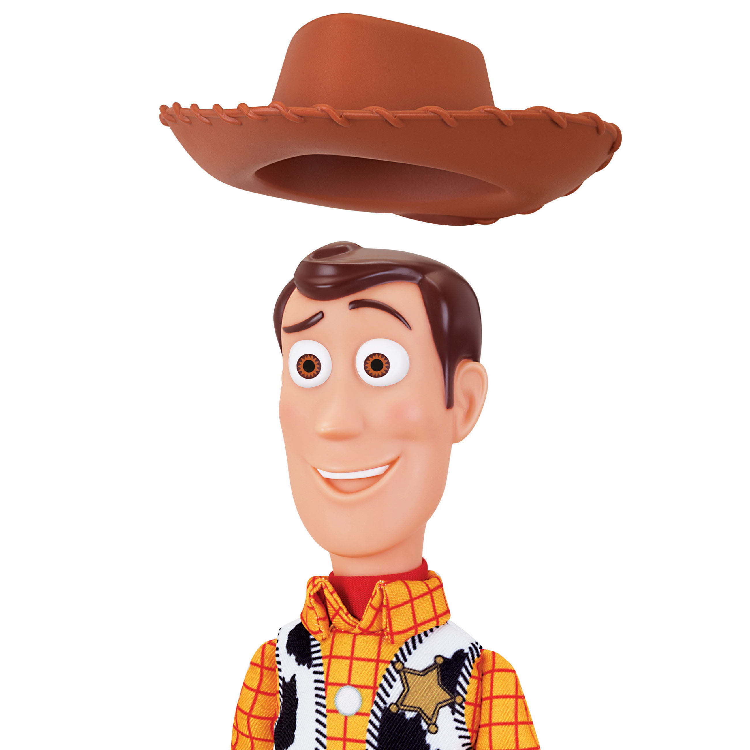 Disney Pixar Toy Story 4 Sheriff Woody Deluxe Pull-String Talking Action Figure 