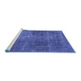 thumbnail image 2 of Ahgly Company Machine Washable Indoor Rectangle Oriental Blue Industrial Area Rugs, 4' x 6', 2 of 4