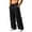 Mens Pants Black, variant on Big & Tall Mens Baggy Pants Casual Elastic Waist Drawstring with Pockets Trousers Streetwear Dad Gifts
