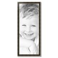 thumbnail image 2 of ArtToFrames 15" x 38" Black Panel With Silver Lip Picture Frame, 15x38 inch Multi Wood Poster Frame (WOM-5093), 2 of 7