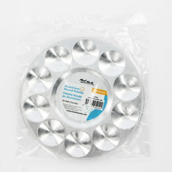 MONT MARTE Palette ronde en aluminium - 10 cavités