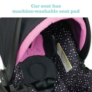 Disney Baby Minnie Mouse Simple Fold LX Travel System Stroller, Minnie Dot Party, Toddler, Unisex