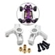 thumbnail image 2 of 2 copas de dirección RC con tornillos /12 1:14 124018 124019 144001 Modelo Crawler Plata, 2 of 7