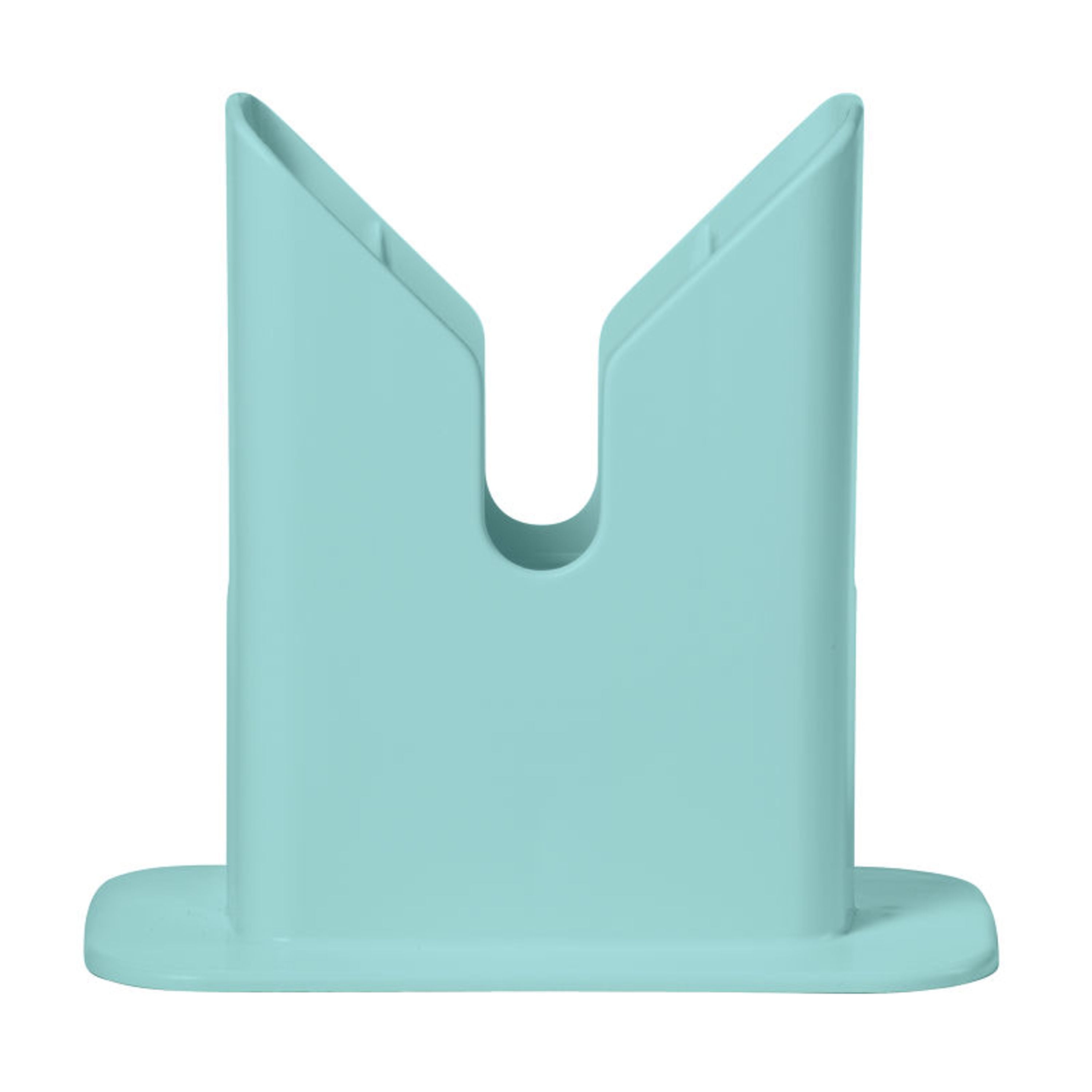 Farberware Manual Bagel Slicer, 9.25 Inch, Aqua Sky Blue, Ideal for Slicing Bagels and Baked Goods