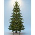 thumbnail image 4 of 5ft Artificial Christmas Tree - Pre-Lit with 50 Warm White LEDs, Flame Retardant PE Material, 3-Section Hinged Design for Easy Setup, Realistic Holiday Decor for Home/Office, 4 of 5