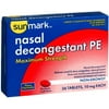 Sunmark Nasal Decongestant PE Maximum Strength Tablets, 10 mg, 36 Count