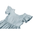 thumbnail image 3 of Vestido Dutebare para niñas pequeñas, algodón y lino, con volantes 90, 3 of 6