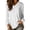 White Sweatshirt, variant on YUGYXL Women Long Sleeve Shirts Trendy Casual Dressy V Neck Loose Fit Summer Fall Tunic Clothes White Sweatshirt S