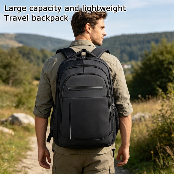Backpack for Women and Men, Extra Large School Backpacks for Teens, USB Charging Hole Water Resistant Back Pack Fits Laptop, Business Anti Theft Sturdy Computer Bag Gifts