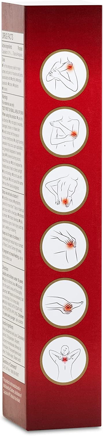 Globe (3 Pack) Capsaicin 0.1% High Potency Pain Relief Cream, Unscented (2 oz) Deep Penetrating Relief from: Arthritis, Muscle, Joint and Back Pain