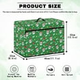 thumbnail image 7 of ZIATUBLE Christmas Santa Claus Sewing Machine Cover Dust Cover Universal Sewing Machine Cover Dust Cover Quilted Dustproof Dust Cover with Storage Pocket Fits Most Sewing Machines, 7 of 7