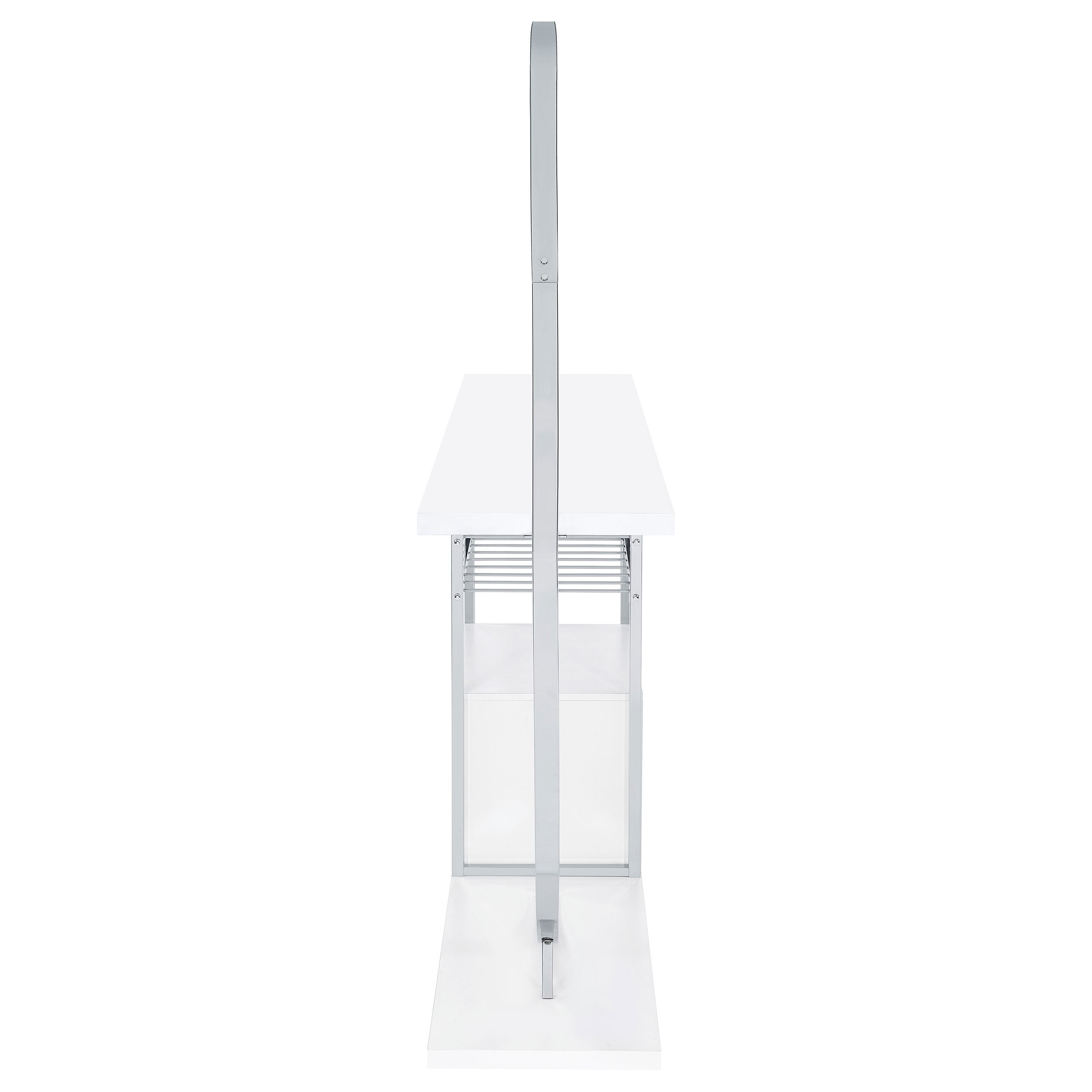 Casey White 2-Door LED Home Bar