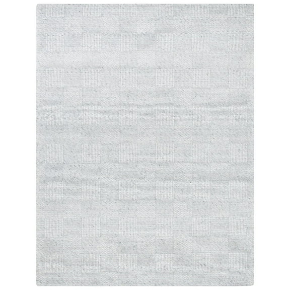 SAFAVIEH Marbella Easton Checkered Area Rug, Light Grey, 8' x 10'