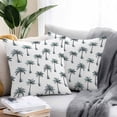 thumbnail image 2 of Outdoor Waterproof Throw Pillow Covers Set of 2 Palm Trees Decorative Pillowcases Square Outdoor Pillows Cushion Case 16x16 Inch Tropical Plant Coconut Patio Pillows for Couch Sofa Bed Garden, 2 of 9