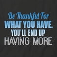 thumbnail image 2 of Be Thankful T-Shirt | Cool Thanksgiving Black Tee Gift, 2 of 5