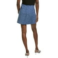 thumbnail image 2 of CeCe womens  A-Line Mini Skirt, 0, Blue, 2 of 3
