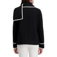 thumbnail image 2 of Kensie womens  Scarf Collar Jacket, l, Black, 2 of 3