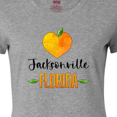 thumbnail image 4 of Inktastic Jacksonville Florida Orange in Heart Women's T-Shirt, 4 of 5