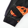 thumbnail image 5 of Family Matching Halloween Pajamas with Dog Pumpkin Print Crew Neck Sleepwear Set, 5 of 6