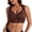 Brown, variant on Wireless Bras for Women Comfort Bras T-shirt Bras for Ladies Older Womens Bras Push up Bra Full Coverage Bralettes Lifting Bra Seamless Bra Everyday Bras,Black,L