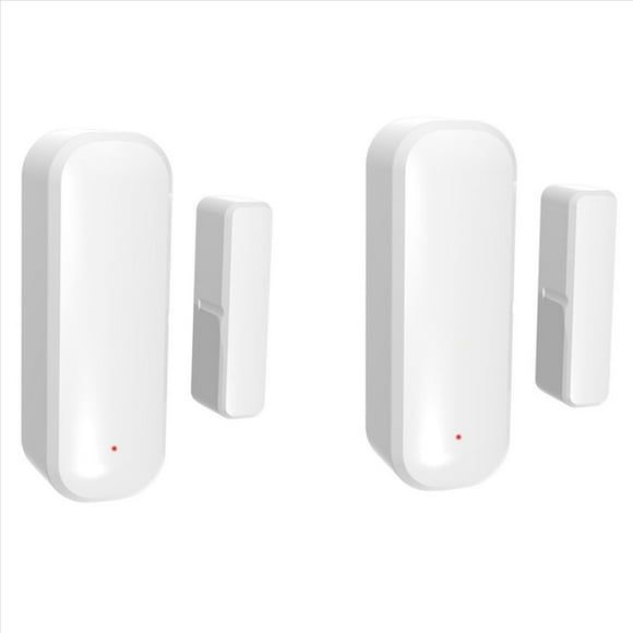 2X Sensores de Ventana de Puerta Tuya Zigbee Sensor de Puerta Magnético Inalámbrico Smart Life Control de Aplicación Remota