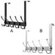 thumbnail image 2 of Billuyoard Ganchos para puerta Soporte para colgar Perchero montado en la pared Bolsa de ropa de acero inoxidable Estante para colgar sombreros Juegos de accesorios de baño No.02, 2 of 6