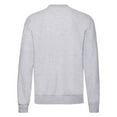 thumbnail image 2 of Fruit of the Loom Mens Classic Heather Raglan Sweatshirt, 2 of 4