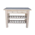 thumbnail image 4 of International Concepts Modern Wood Kitchen Island in Natural, 4 of 9