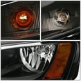 thumbnail image 3 of NUVISION for 11-18 VW Jetta Sedan 4Dr Black Housing Amber Corner Headlight Assembly, 3 of 6