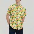 thumbnail image 4 of Yiaimeir Hawaiian Print - Men's Casual Short Sleeved Shirt，Size S-2XL, 4 of 4