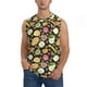 thumbnail image 1 of Fotbe Fruits Men's Camiseta sin Mangas Estampada para Hombres, Playera Casual para Gimnasio, Entrenamiento, Playa-Medium, 1 of 7